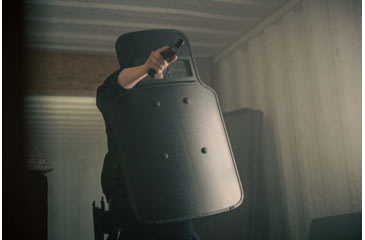 Image of RTS Tactical Active Shooter SWAT Ballistic Shield, Level IIIA, No LED, Black, 18in x 30in, RTS-47203