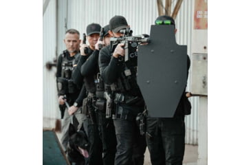 Image of RTS Tactical Level III+ Rifle Special Threats Mini Shield, Black, Medium - 14 X 24, RTS-57620-11