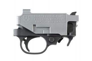 Image of Ruger BX Drop-In Replacement Trigger For 10/22 Rifles / 22 Charger Pistols, 2.5-3 lb Pull Weight, Gray/Black