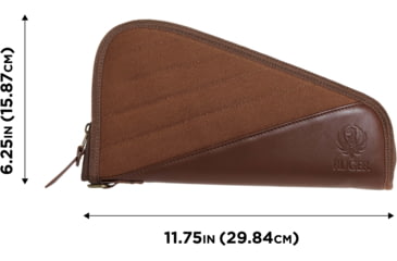 Image of Ruger Wrangler Leather Revolver Case, 11in Revolvers/Handguns, Caramel, 11 in, 27804