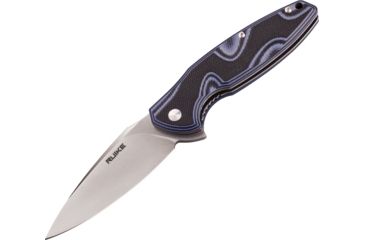 Image of RUIKE Fang P105 Linerlock Pale Blue Folding Knife,3.5in,Standard Edge,Satin,Blue and Black,G10 Handle, P105-K