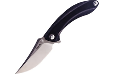 Image of RUIKE P155 Linerlock Folding Knife, 3.5in Bead Blast Finish 14C28N Sandvik SS Blade, Black G10 Handle, Thumb Stud, Pocket Clip, P155-B