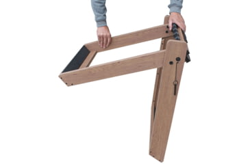 Image of Rush Creek Creations 10 Deer Camp Gun Rack, Brown, 20 x 27 x 28, 37-0119