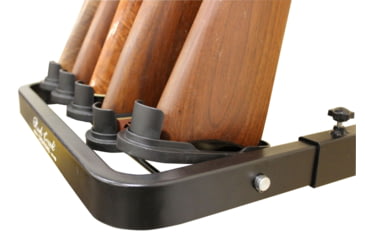 Image of Rush Creek Creations 5-Gun Wall Rack with Smart Stock Technology, Black, 38-5005