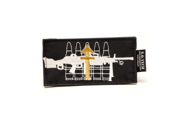Image of S.O.Tech Black Symbology Patch, Light Machine Gunner SYPCH-LMG-BLK