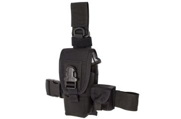Image of S.O.Tech Speed Clip Taser Holster, Taser X2, Black TH-X2-TBVS-BLK