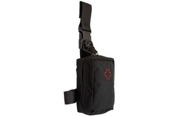 Image of S.O.Tech Speed Clip LASD IFAK Pouch, Black PIFAK-TBVS-BLK