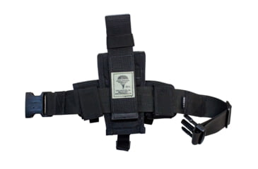 Image of S.O.Tech X26 / X26P Taser Holster, Black, Leg Rig, Attaches to Belt TH-X26-BLK