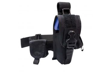 Image of S.O.Tech X26 / X26P Taser Holster, Black, Leg Rig, Attaches to Belt TH-X26-BLK