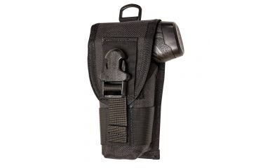 Image of S.O.Tech X26 / X26P Taser Holster, Black, Ambidextrous, Thigh, Attaches to Belt and Vest TH-X26-TBV-BLK