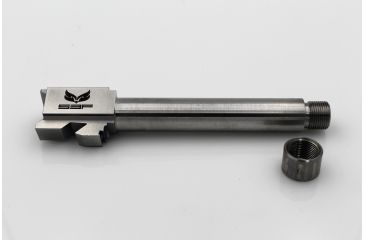 Image of S3F Solutions Glock 22 Drop In Match Grade Barrel 9mm Conversion Threaded/Fluted, 416R Stainless Steel, Stainless S3FG229mmT/FSS