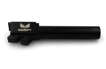 Image of S3F Solutions Glock 23 Drop In Match Grade Barrel 9mm Conversion Fluted, Black Nitride, Black, S3FG239mmFBN
