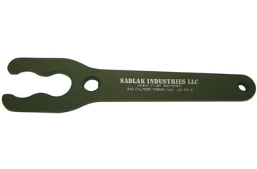 Image of SADLAK Gas Cylinder Wrench, Oversized, OD Green, 140112