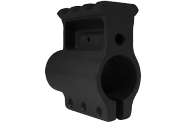 Image of SADLAK Picatinny Rail Gas Block, High Profile, .750 Bore Diameter, Clamp Type, Black Hardcoat, Medium, GB140A