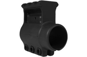 Image of SADLAK Picatinny Rail Gas Block, High Profile, .750 Bore Diameter, Clamp Type, Black Hardcoat, Medium, GB140A