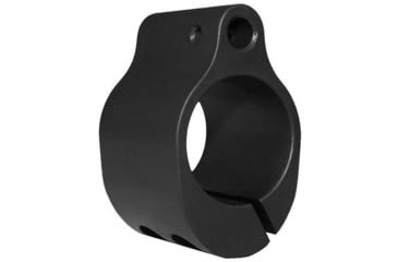 Image of SADLAK Steel Low Profile Gas Block, .750 Bore Diameter, Clamp type, Black Phosphate, Medium, GB130