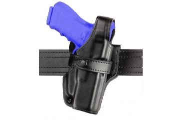 Image of Safariland 070 Duty Holster, SSIII Mid-Ride, Level III Retention - Plain Black, Right Hand 070-56-161