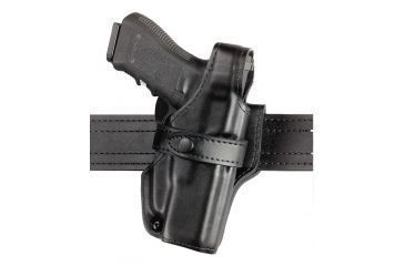 Image of Safariland 070 Duty Holster, SSIII Mid-Ride, Level III Retention - Plain Black, Right Hand 070-56-161