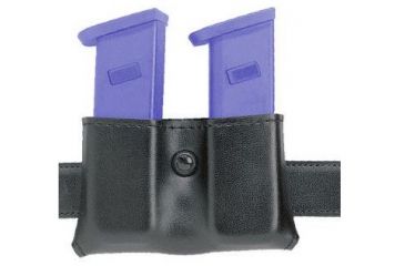 Image of Safariland 079 Concealment Magazine Holder, Snap-On, Double - STX TAC Black, Ambidextrous, 2in. Belt Loop Slot 079-18-13-2