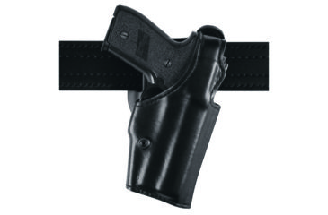 Image of Safariland 200 Top Gun Mid-Ride Level-1 Retention, S&amp;W 645, 745 Std 5in. 4506, Basket Weave Black, Left Hand, 200-23-182