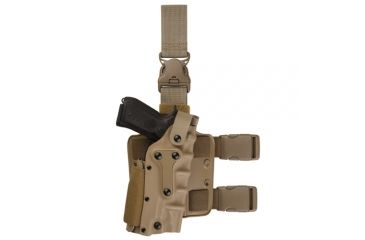Image of Safariland 3085 Military Tactical Holster - STX Tactical Black, Ambidextrous 3085-73-131