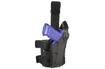 Image of Safariland 6004 SLS Tactical Holster - Tactical Black, Right Hand 6004-74-121