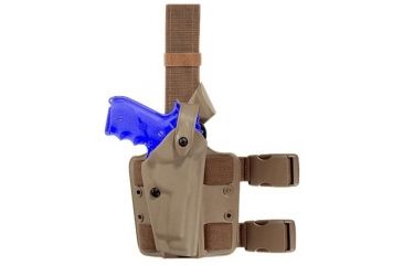 Image of Safariland 6004 SLS Tactical Holster - Tactical Black, Right Hand 6004-210-121