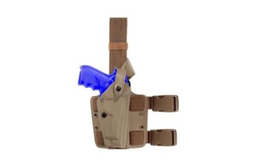 Image of Safariland SLS Tactical Holster w/Dbl Leg Straps, H&amp;K 4.13in Bbl., USP 9/40 Variant 1,2,3,4,9,10 N/A For D.A. Only 4.41inBbl., USP 45 Bobbed Hammer, STX Tactical, Black, Right Hand, 6004-931-121