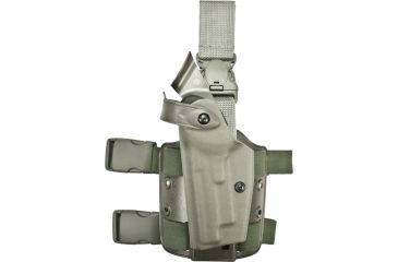 Image of Safariland SLS Tactical Leg Strap Holster, Left Hand, STX Tactical, OD Green, 6005-364-562