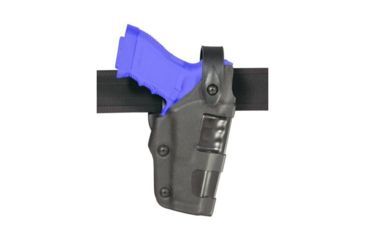 Image of Safariland 6270 Raptor Level II Plus, Mid-Ride UBL Holster - STX TAC Black, Right Hand, 2in. Belt Loop Slot 6270-83-131-2