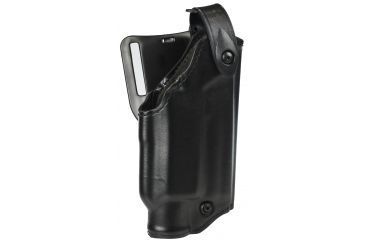 Image of Safariland 6280 Level II Retention, Mid-Ride Holster - Plain Black, Right Hand 6280-27821-61