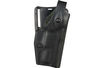 Image of Safariland 6280 SLS Level II Retention Mid-Ride Duty Holster, SA XD 4in .45 ACP, Right, Plain, Black, 6280-148-411