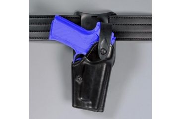 Image of Safariland 6285 1.50'' Belt Drop, Level II Retention Holster - Plain Black, Right Hand 6285-96-61