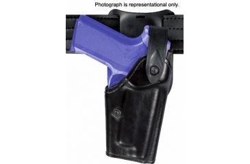 Image of Safariland 6285 1.50in. Belt Drop, Level II Retention Holster - STX Tactical Black, Right Hand 6285-7440-131
