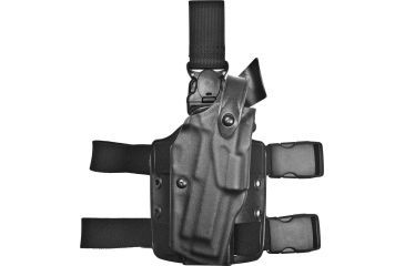 Image of Safariland 6305 ALS Tactical QR Holster, STX TAC Black, Right Hand - Beretta 92F