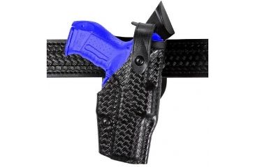 Image of Safariland 6360 ALS/SLS Mid-Ride LVL III  Holster, Smith &amp; Wesson M&amp;P 40/M&amp;P 9, Insight Technology M6, Left, Tactical, Black, 6360-2192-132