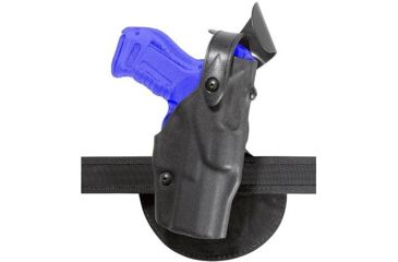 Image of Safariland 6388 ALS Paddle Holster w/ SLS - Plain Black, Right Hand 6388-73-61