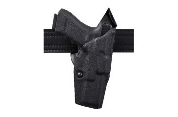 Image of Safariland 6390 ALS Mid-Ride Level I Retention Duty Holster, Beretta 92, STX Tactical, Black, Left Hand, 6390-73-132