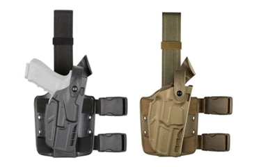 Image of Safariland 7004 SLS Tactical Holster, Black, Flat Dark Earth