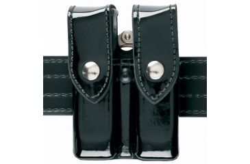 Image of Safariland 72 ComboEdge Pouch/Hndcff &amp; Db Mag Hi-Gloss Black Glk 20 21 72-383-9
