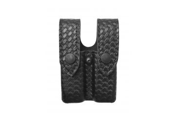 Image of Safariland 72 Magcuff Pouch Top Flap Basket Weave Black Ambidextrous Ds Mz 72 83 4pbl