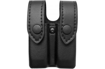 Image of Safariland 72 Magcuff Pouch Top Flap Black Nylon Look Ambidextrous Ds Mz 72 76 22pbl