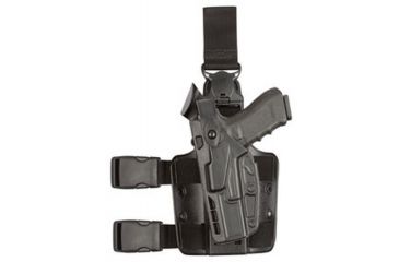 Image of Safariland 7305 7Ts ALS Tactical Holster w/QR, Glock 17, 22 W/It M3 Light, Plain Black, LH 7305-832-412
