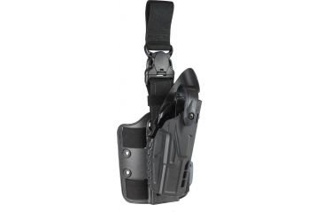 Image of Safariland 7305 7TS ALS Tactical Holster w/Quick Release, Glock 17, 22, Plain Black, Right Hand 7305-83-411