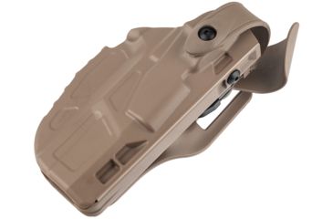 Image of Safariland 7360 7TS ALS/SLS Mid-Ride Level III Retention Duty Holster, Smith &amp; Wesson M&amp;P 9/40, Right, Plain FDE Brown, 7360-219-551