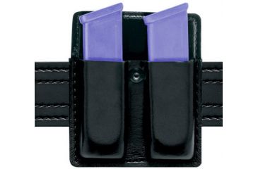 Image of Safariland 75 Double Mag Pouch Without Flaps - Basket Black, Ambidextrous 75-383-4