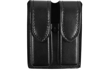Image of Safariland 77 Double Handgun Magazine Pouch - Plain Black Ambidextrous 77-210-2B