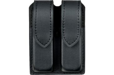 Image of Safariland 77 Double Handgun Magazine Pouch - Black, Nylon-Look, Ambidextrous 77-383-22HS