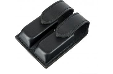Image of Safariland 77 Double Handgun Magazine Pouch - Black, Nylon-Look, Ambidextrous 77-383-22HS