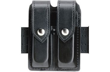 Image of Safariland 77 Double Handgun Magazine Pouch - Gloss Black, Ambidextrous 77-53-9HS